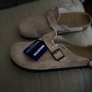 Birkenstock Clog Boston Cream Suede M 12 Narrow